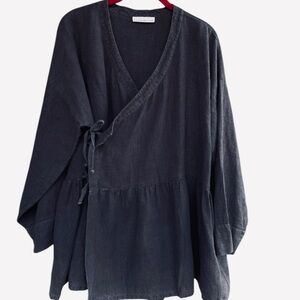 bryn Walker Wrap Kimono Tunic S